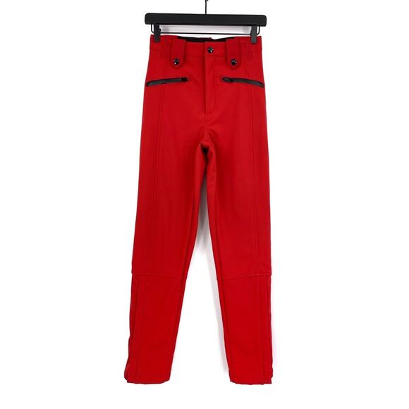 TOPSHOP Sno Pants Bright Red 2 - Picture 1 of 10